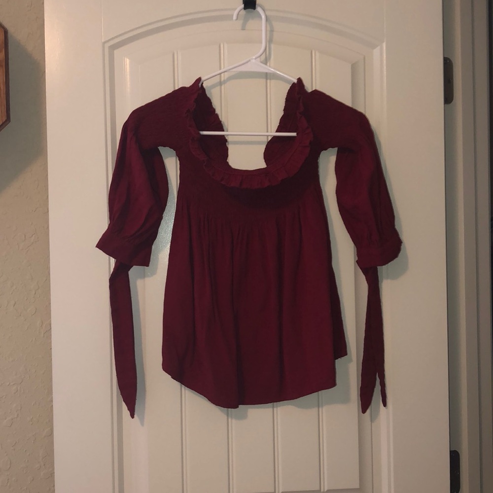 Fashion nova off the shoulder shirt